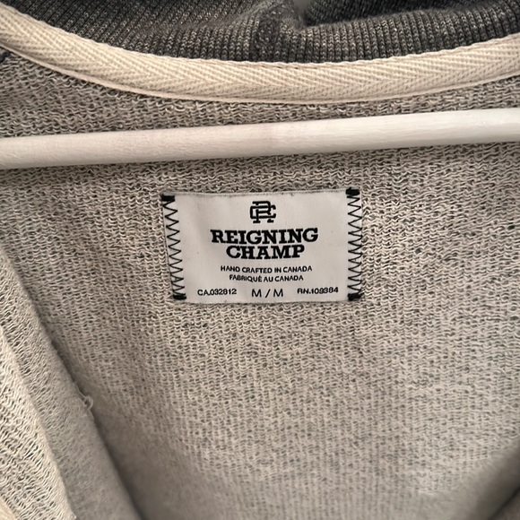 Reigning Champ Zip Hoodie - Grey - Picture 2 of 3